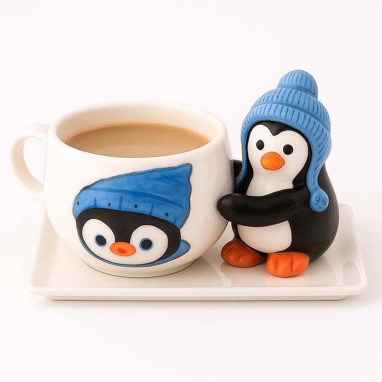 ماگ و زیری طرح پنگوئن بازیگوش