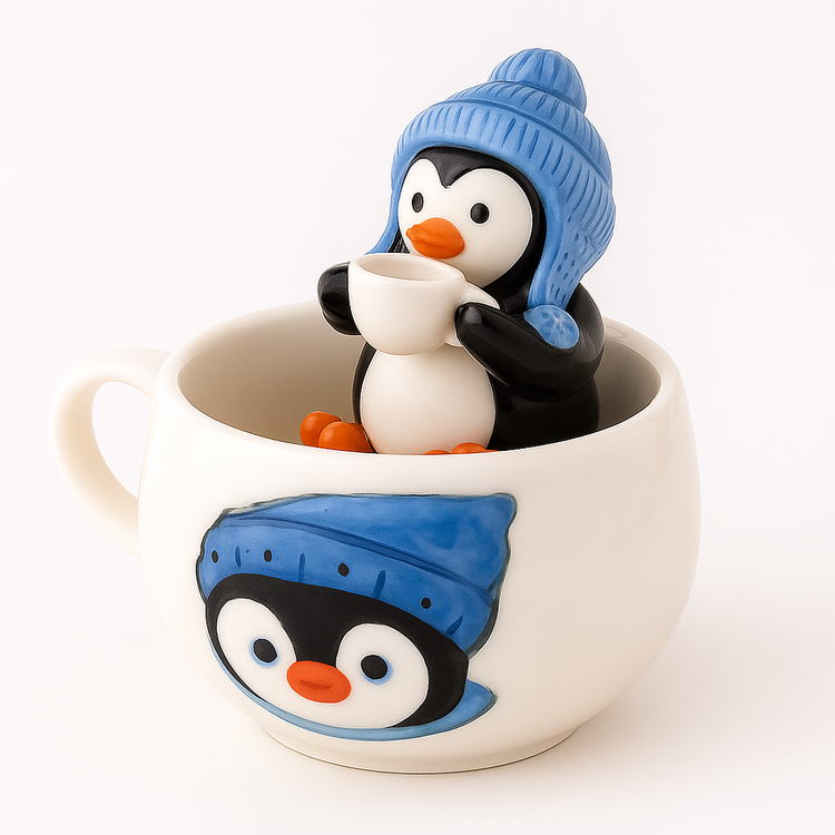 ماگ و زیری طرح پنگوئن بازیگوش